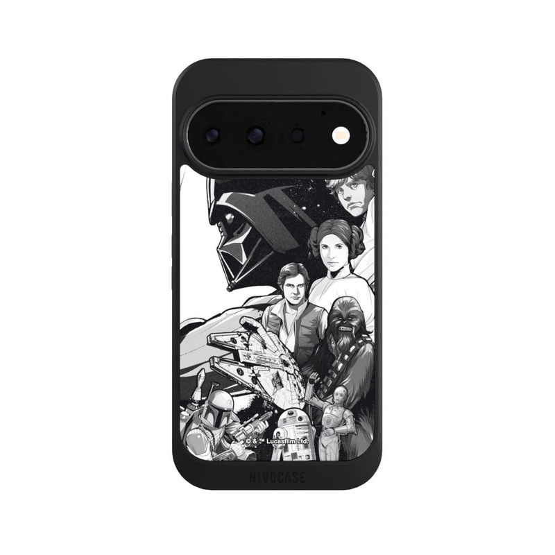Pixel 11 Pro NIVOcore StarWars Charaktere - Schwarz-Weiß