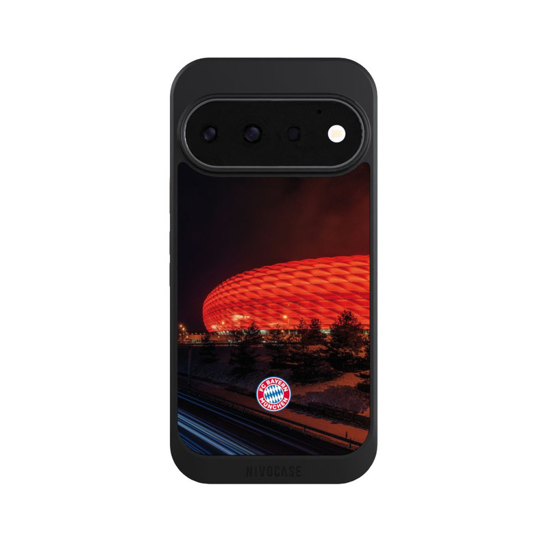 Pixel 11 Pro NIVOcore Allianz Arena at night FCB