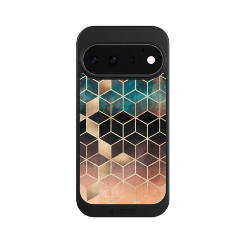 Google Pixel 11 Pro NIVOcore Ombre Traum Würfel Gold Druck