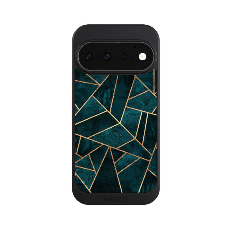 Pixel 11 Pro NIVOcore Imprimé or pierre sarcelle profond