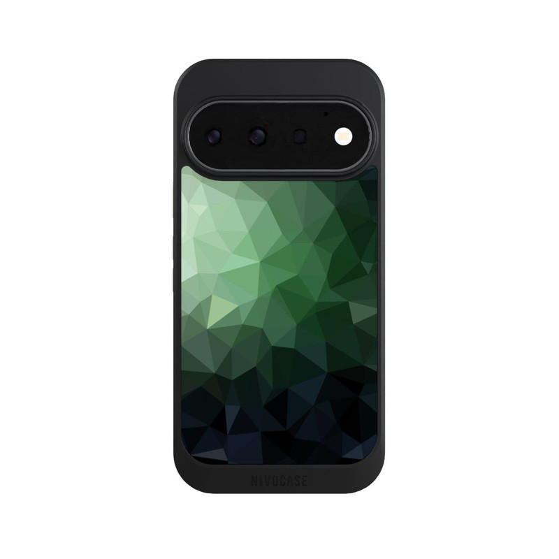 Pixel 11 Pro NIVOcore Polygonal Mosaic Green