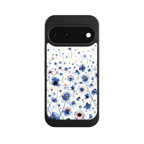 Google Pixel 11 Pro NIVOcore Aquarelltinte blaue Blumen