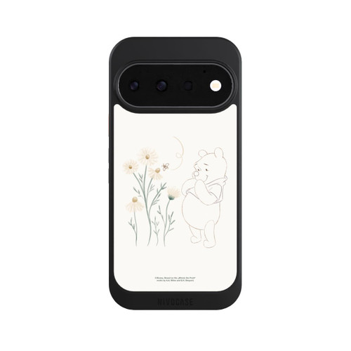 Google Pixel 11 Pro NIVOcore Winnie Puuh sieht sich Gänseblümchen an