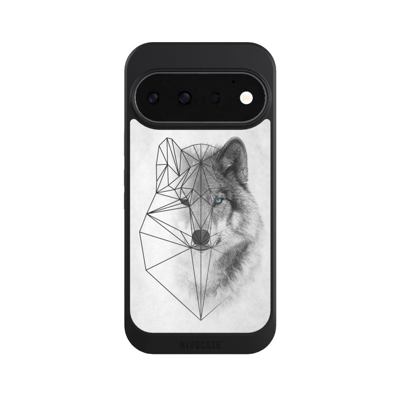 Pixel 11 Pro NIVOcore Polygonaler Wolf