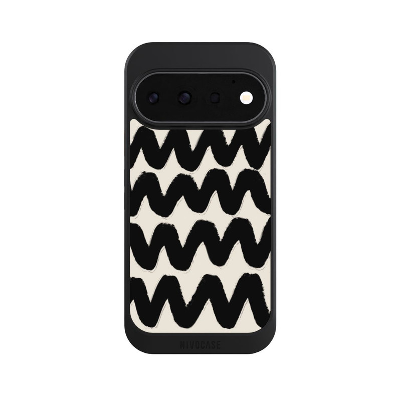 Pixel 11 Pro NIVOcore Vagues Noires Pattern
