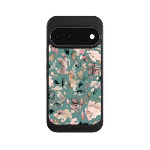 Google Pixel 11 Pro NIVOcore Abstrakte Blumenblätter grün