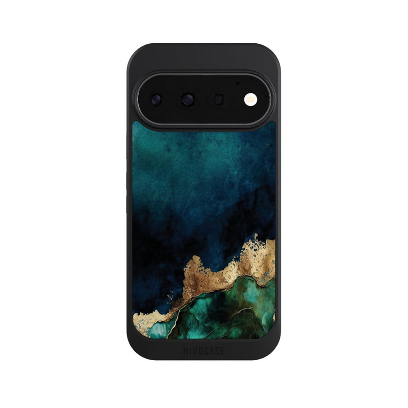 Pixel 11 Pro NIVOcore Petrolblau mit Gold