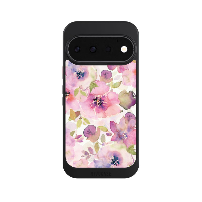 Pixel 11 Pro NIVOcore Tapete mit rosa Blumen