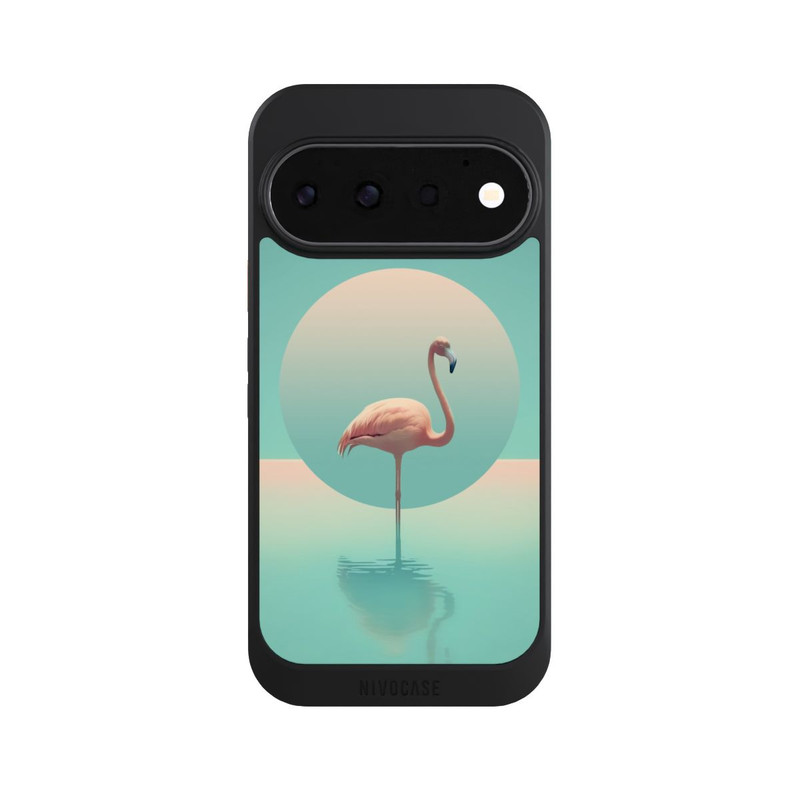 Pixel 11 Pro NIVOcore Flamant dans la piscine