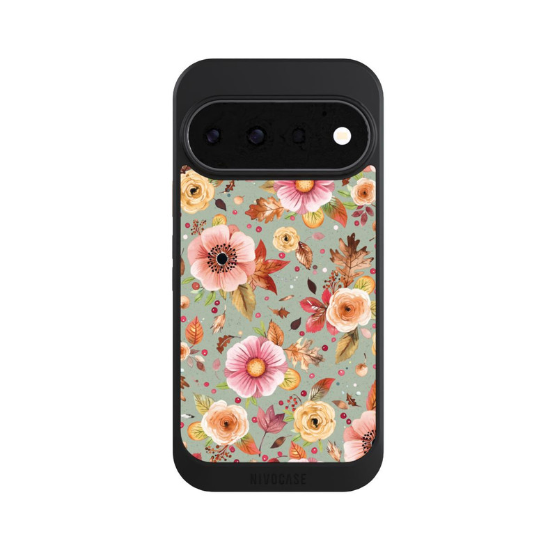 Pixel 11 Pro NIVOcore Autumn Flowers Soft Green