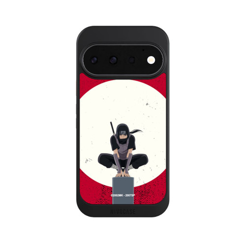 Google Pixel 11 Pro NIVOcore Itachi Uchiha Symbol Roter Hintergrund