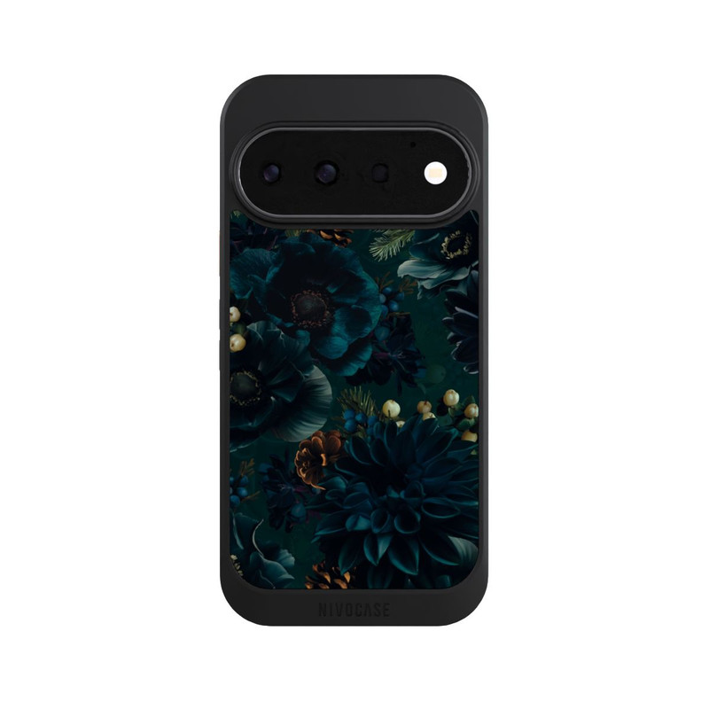 Pixel 11 Pro NIVOcore Blumenmuster Grün und Blau