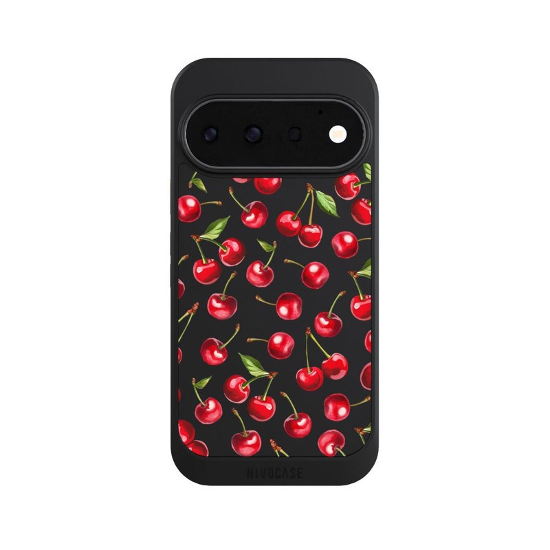 Pixel 11 Pro NIVOcore Kirschen Muster Transparent mit KI