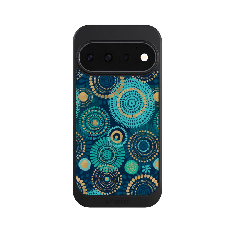 Pixel 11 Pro NIVOcore Blockprint India Teal Gold