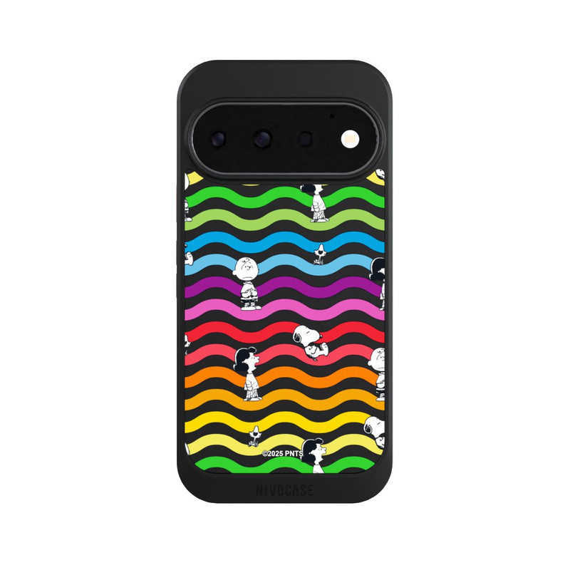 Pixel 11 Pro NIVOcore Snoopy Pattern Rainbow Transparent