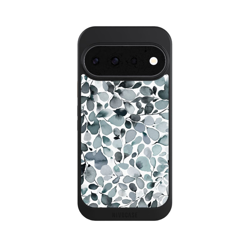 Pixel 11 Pro NIVOcore Eukalyptus Aquarell Blätter Grau
