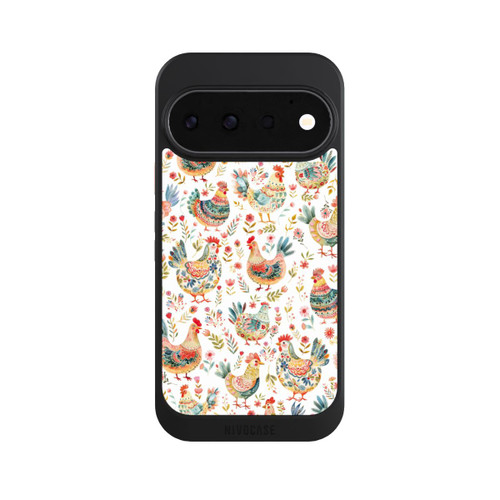 Google Pixel 11 Pro NIVOcore Motif de poulet coloré avec IA