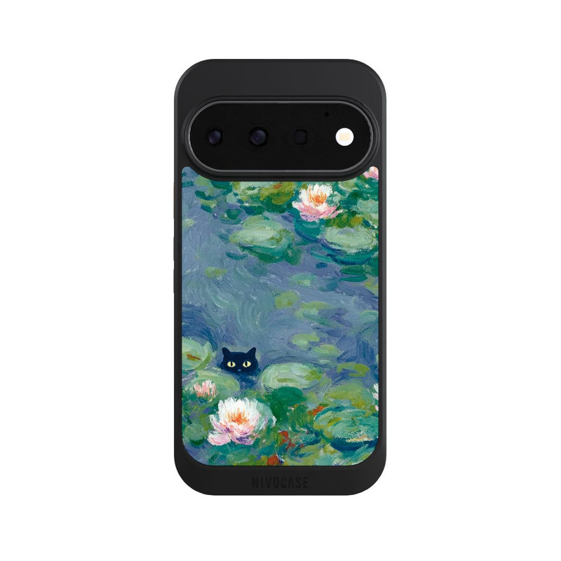 Pixel 11 Pro NIVOcore Chat dans l'Étang Monet Peinture