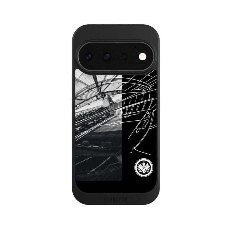 Pixel 11 Pro NIVOcore Eintracht Frankfurt Stadion Fotoskizze
