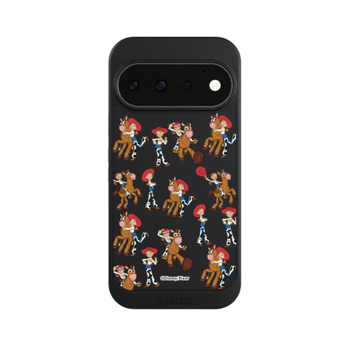 Google Pixel 11 Pro NIVOcore Toy Story 5 Jessie Cowboy Pattern Transparent
