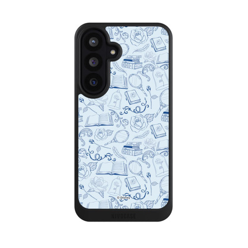 Samsung Galaxy S26 FE NIVOcore Beauty and Beast Pattern Blue
