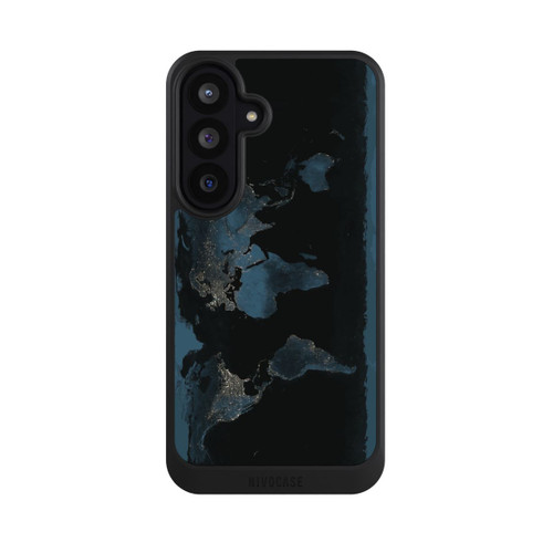 Samsung Galaxy S26 FE NIVOcore Carte du Monde Nuit