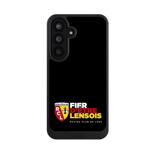 Samsung Galaxy S26 FE NIVOcore RC Lens Logo Schwarz Unten