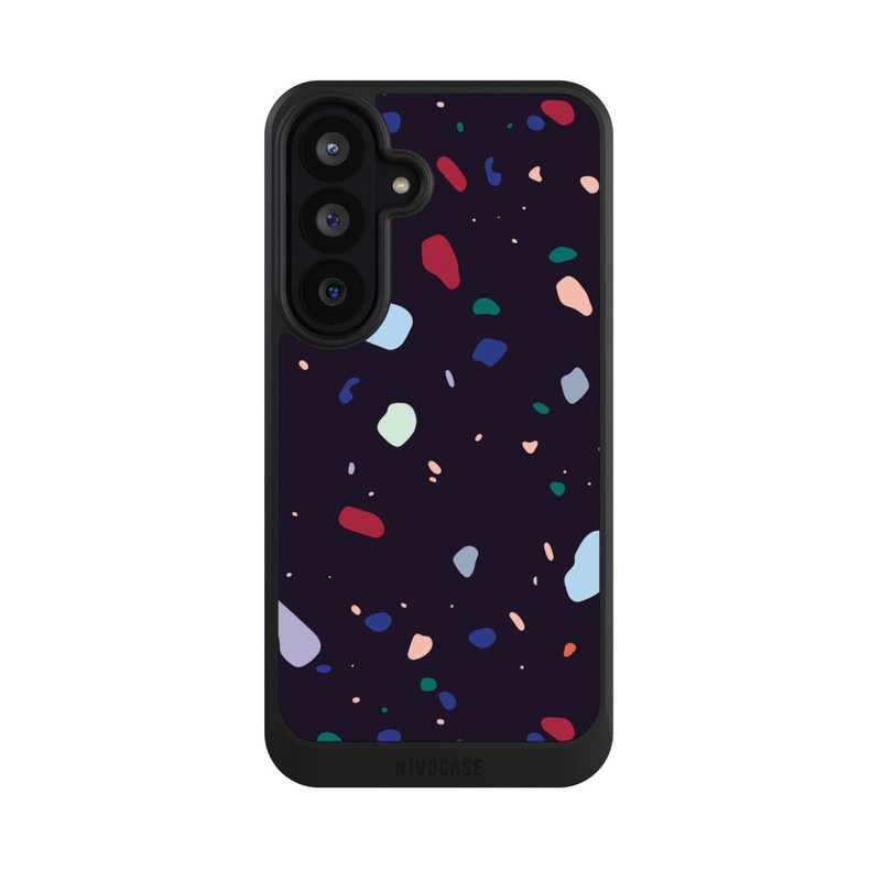 Galaxy S26 FE NIVOcore Moderner dunkel abgerundeter Terrazzo