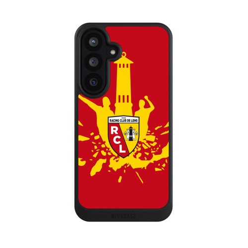Samsung Galaxy S26 FE NIVOcore RC Lens Turm Gelb auf Rot