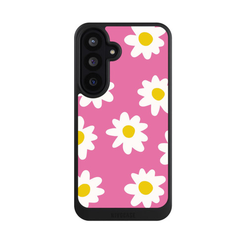 Samsung Galaxy S26 FE NIVOcore Gänseblümchenmuster rosa