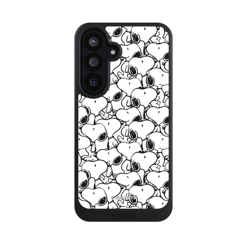 Galaxy S26 FE NIVOcore Snoopy Muster Schwarz und Weiß