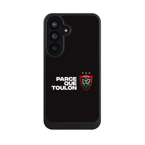 Samsung Galaxy S26 FE NIVOcore RC Toulonnais PQT Schwarz