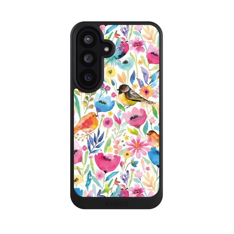 Galaxy S26 FE NIVOcore Wunderliche Vögel und Blumen