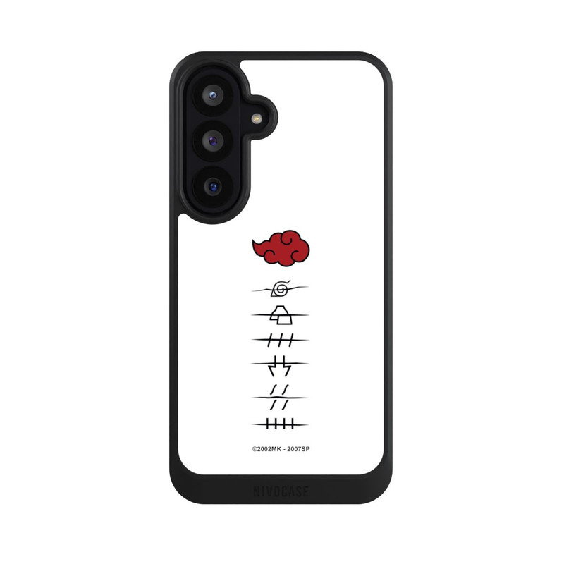 Galaxy S26 FE NIVOcore Akatsuki Mitgliedersymbole Weiß
