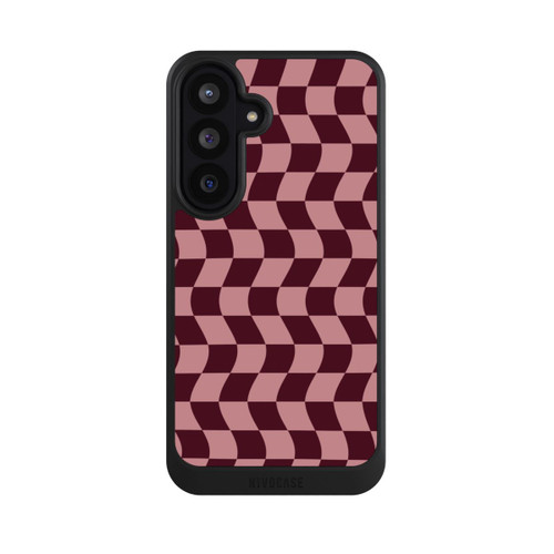 Samsung Galaxy S26 FE NIVOcore Schachbrett Rot-Rosa