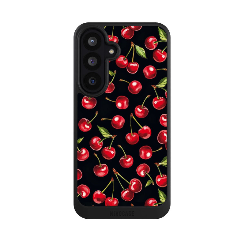 Galaxy S26 FE NIVOcore Kirschmuster Schwarz mit KI