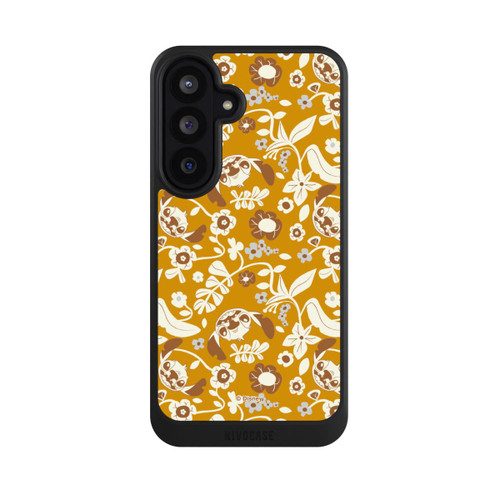 Samsung Galaxy S26 FE NIVOcore Stitch Floral Mustard Pattern