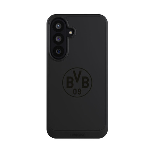 Samsung Galaxy S26 FE NIVOcore BVB Logo Schwarz Transparent