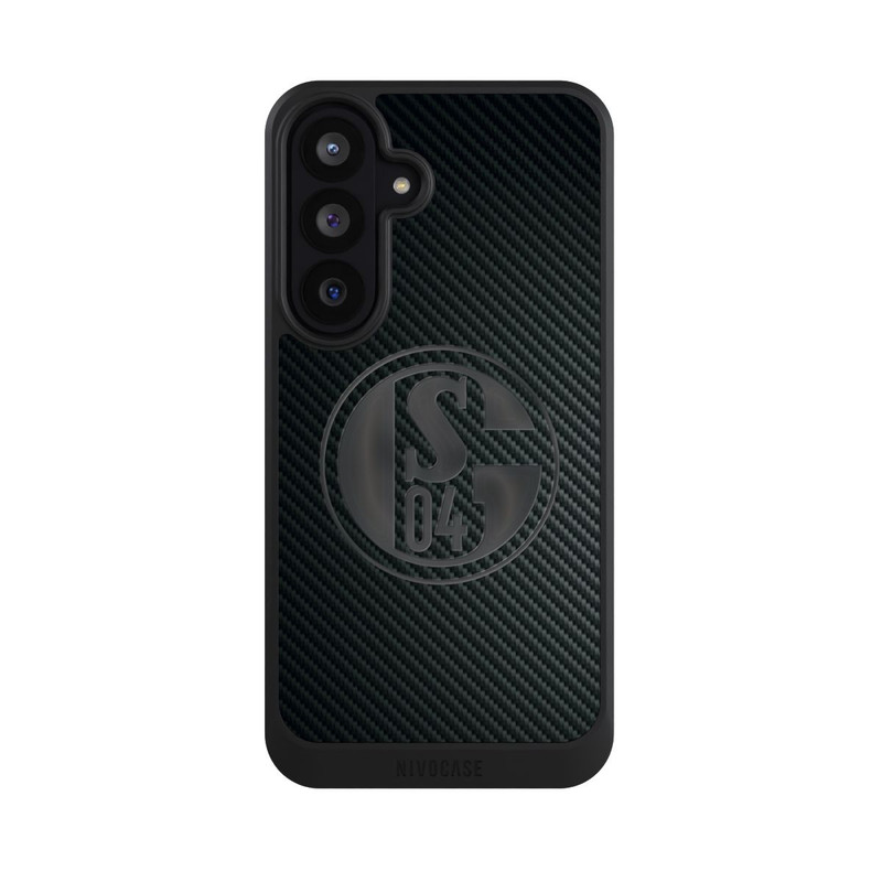 Galaxy S26 FE NIVOcore Schalke 04 Carbon Look