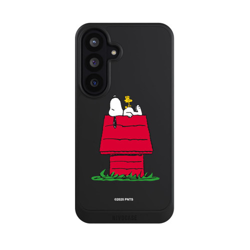 Samsung Galaxy S26 FE NIVOcore Snoopy and Woodstock Classic transparent