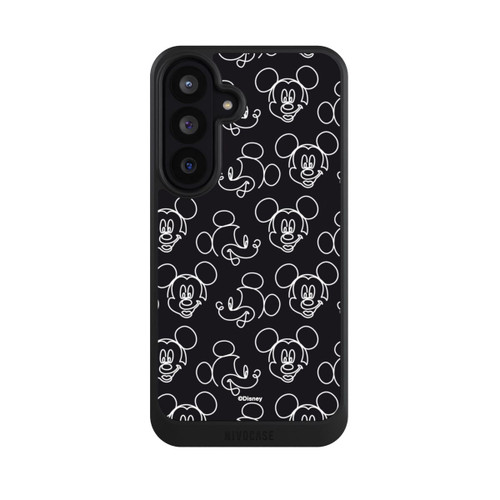 Samsung Galaxy S26 FE NIVOcore Disney Mickey Muster Schwarz