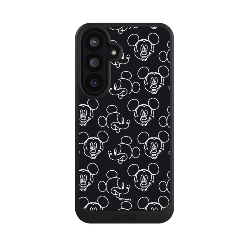 Galaxy S26 FE NIVOcore Disney Mickey Muster Schwarz
