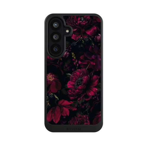 Samsung Galaxy S26 FE NIVOcore Dunkle Rote Blumen Liebe