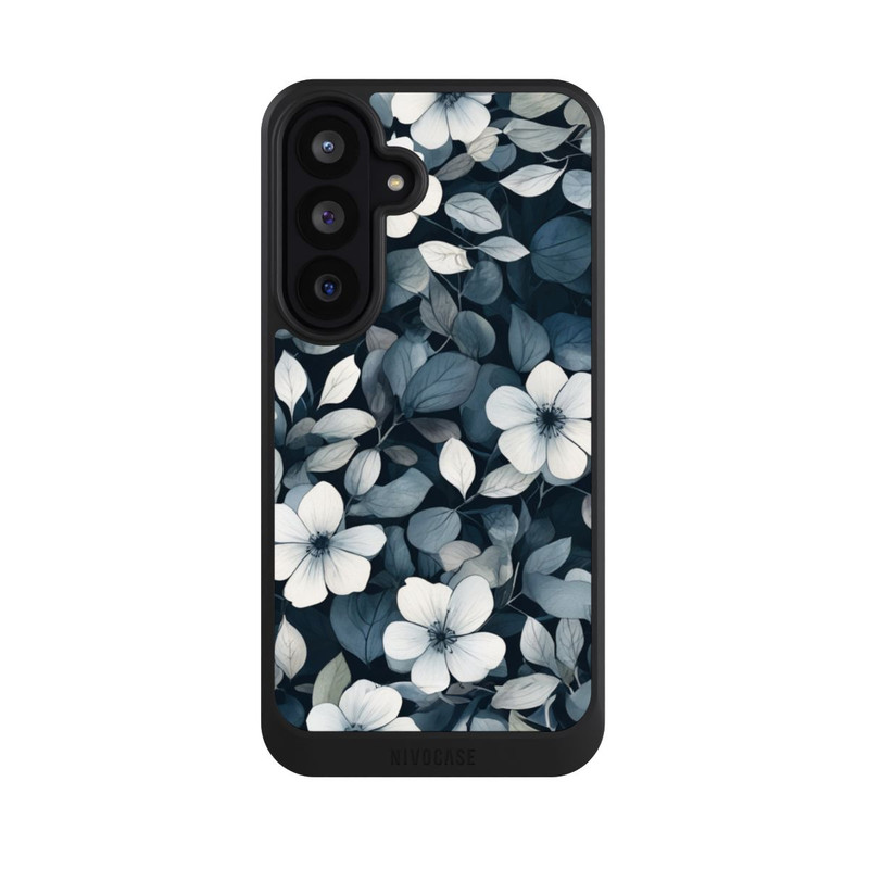 Galaxy S26 FE NIVOcore Blaue Negativblumen mit KI