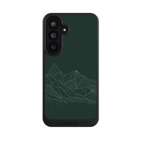 Samsung Galaxy S26 FE NIVOcore Berg Line Art Grün