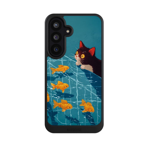 Samsung Galaxy S26 FE NIVOcore Die Katze im Pool mit KI
