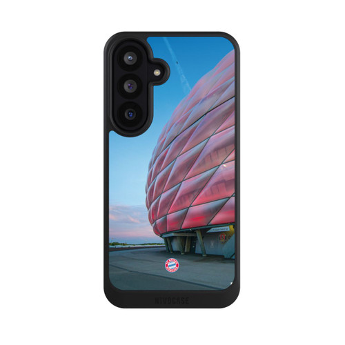 Samsung Galaxy S26 FE NIVOcore FC Bayern Allianz Arena Morgenröte