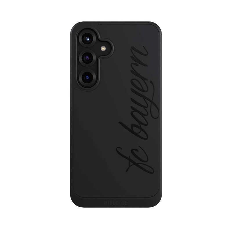 Galaxy S25 + NIVOcore Black FCB Girlmotiv - transparent