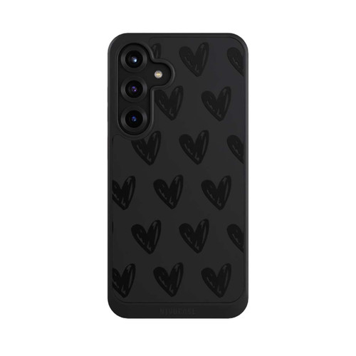 Samsung Galaxy S25+  NIVOcore Herzen Schwarz ohne Hintergrund