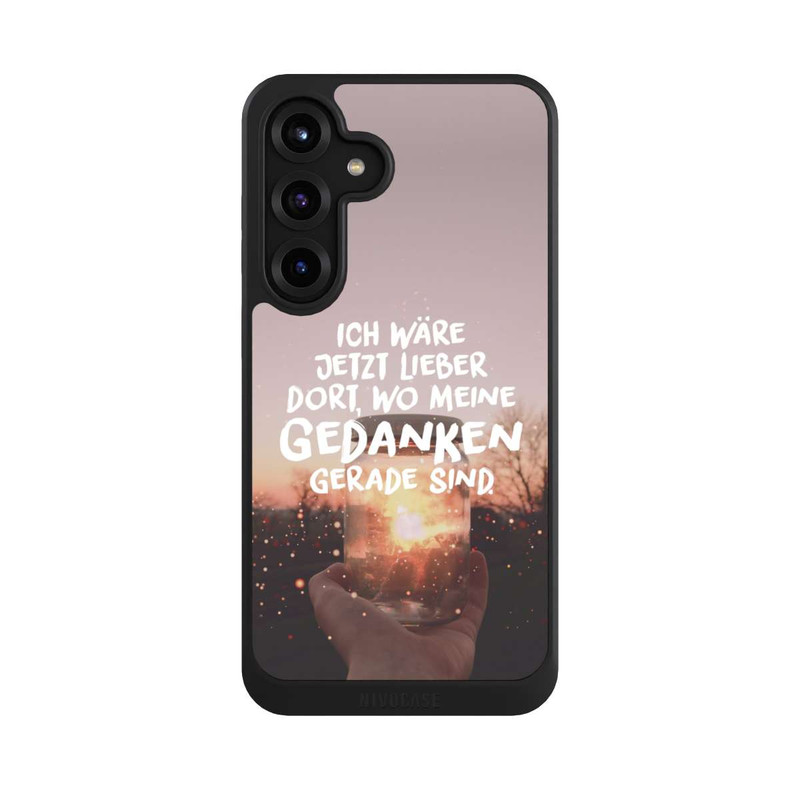 Galaxy S25 + NIVOcore Ich Wäre Jetzt Lieber Dort